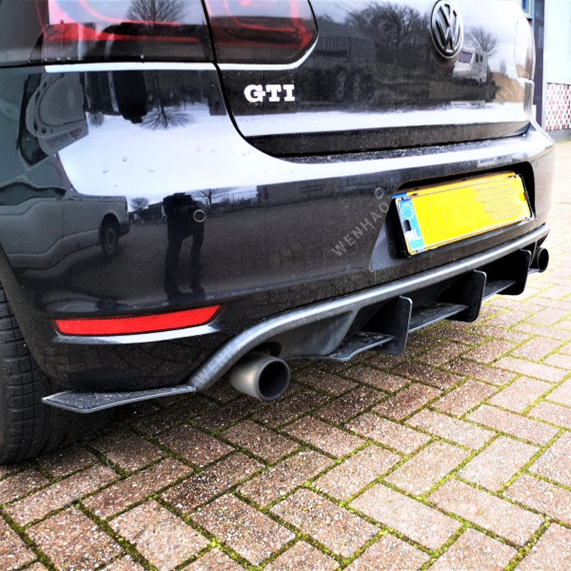 Volkswagen VW Golf MK6 GTI Car Rear Diffuser - Lxud Customz