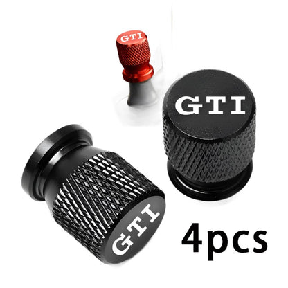 GTI Volkswagen Tyre Dust Valve Caps - Lxud Customz