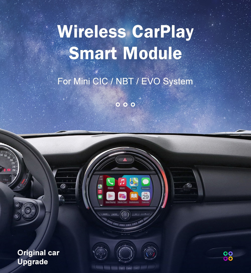 Wireless Apple CarPlay/Android Auto for Mini R55-R61 F54-F57 - Lxud Customz