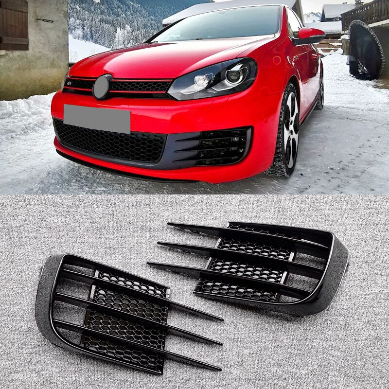 MK6 GTI GTD 2008-2012  Grill Fog Light Cover - Lxud Customz